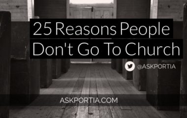 25 Reasons Why People Don't Go to Church