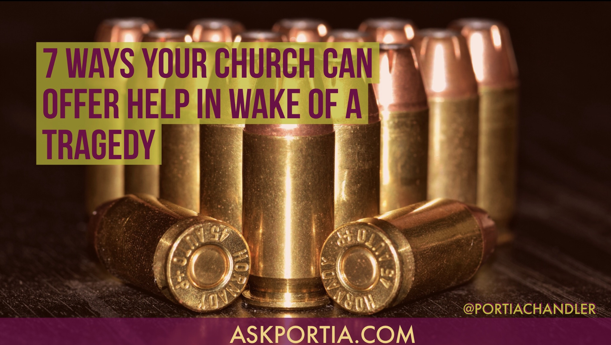 7 Ways Your Church can help in wake of a tragedy]