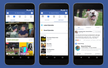Facebook Introduces Watch a New Platform for watching Shows